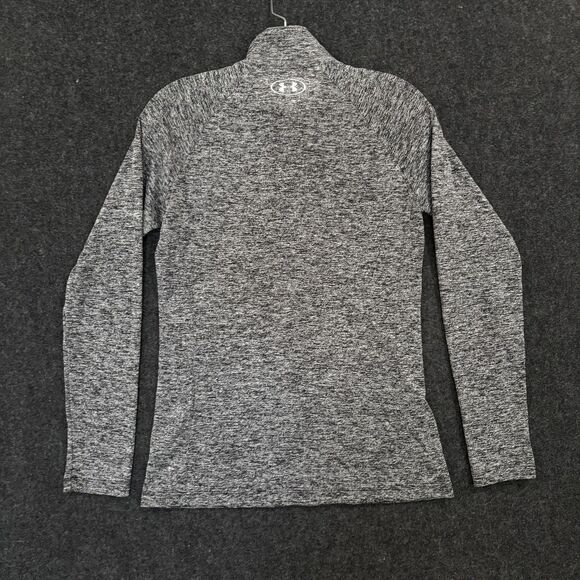 Under Armour Pullover Women's Small Gray Half Zip HeatGear Athletic Running Top - Picture 3 of 8
